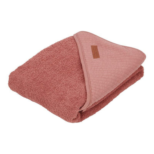 Cape de bain Pure pink blush - 75 x 75 cm - Little Dutch