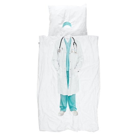 Housse de couette et taie 1p - Doctor