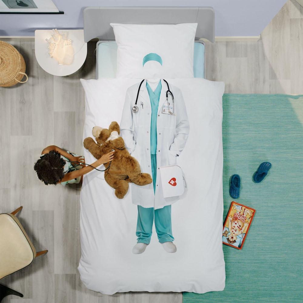 Housse de couette et taie 1p - Doctor