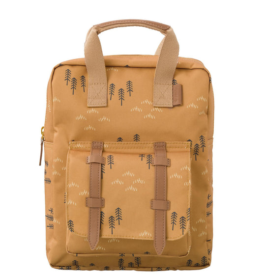 Backpack S - Woods spruce yellow by Fresk