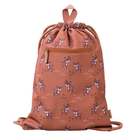 Gym Bag - Deer Amber Brown by Fresk