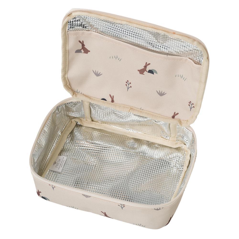 Cool Rabbit Sandshell Insulated Lunch Bag by Fresk - Ideal for School or Picnics