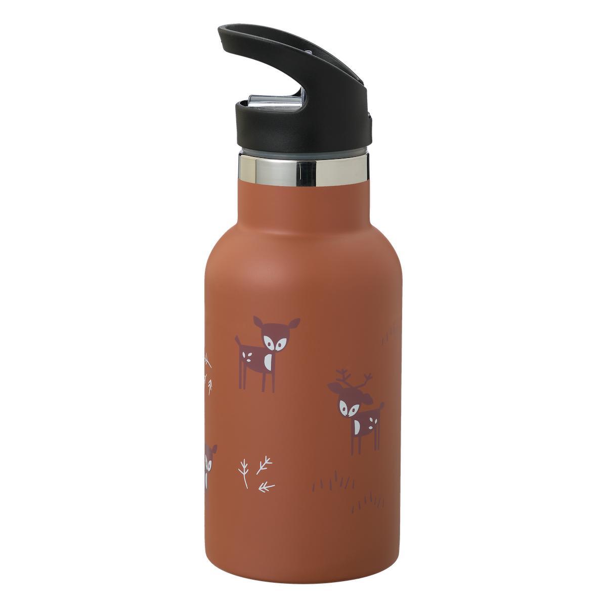 Insulated water bottle 350 ml - Deer amber brown by Fresk