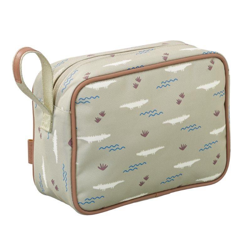 FRESK Crocodile Large Toilet Bag - Eco-friendly rPet - 24 x 17 x 7 cm