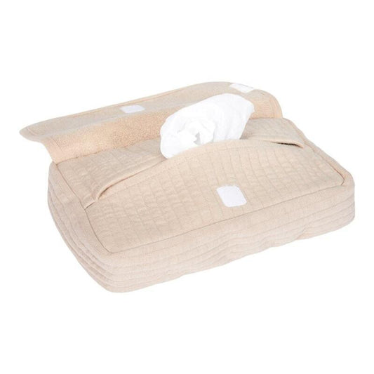 Housse pour lingettes Pure Beige - Little Dutch