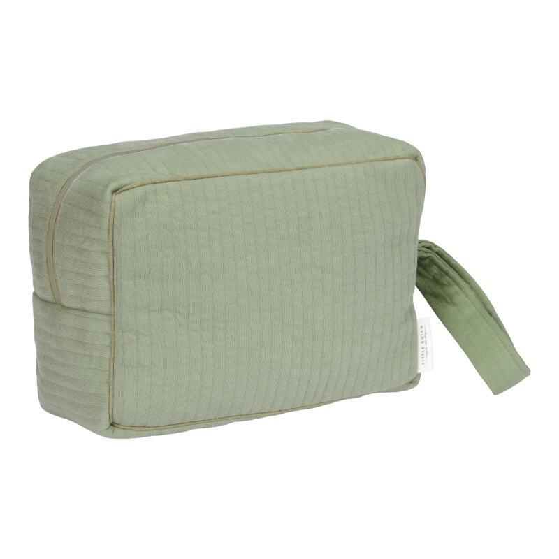 Trousse de toilette grand format Pure olive - Little dutch