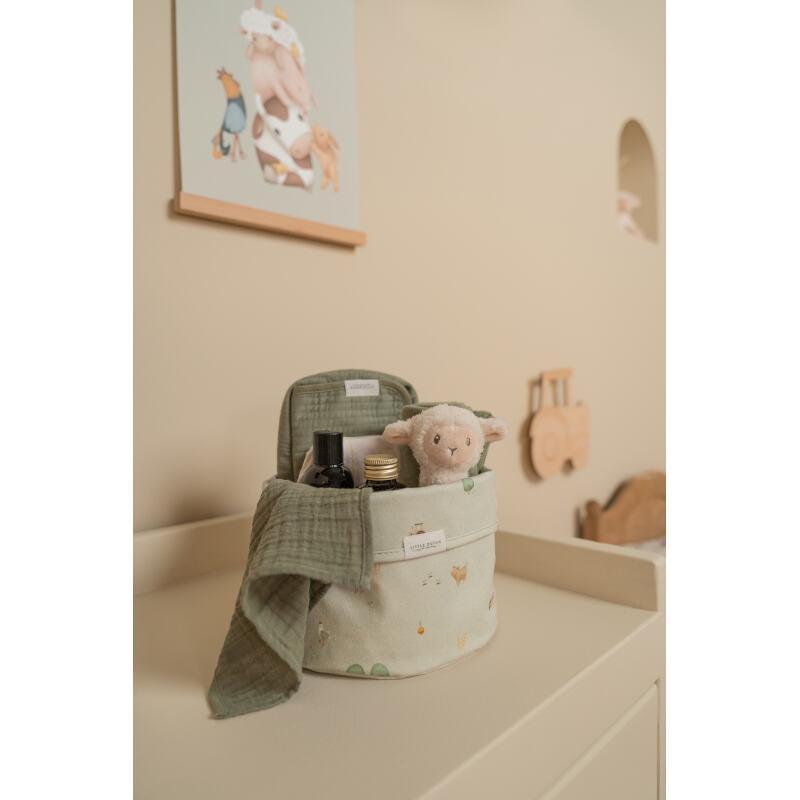 Panier de toilette rond Little Farm - Little dutch