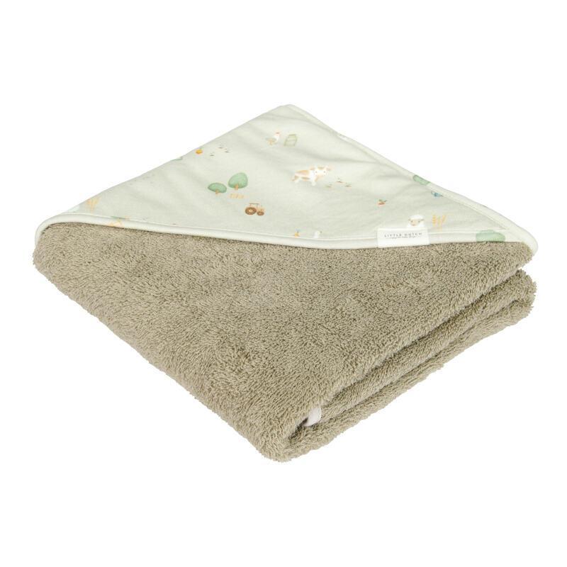 Cape de bain Little Farm - 75 x 75 cm - Little dutch