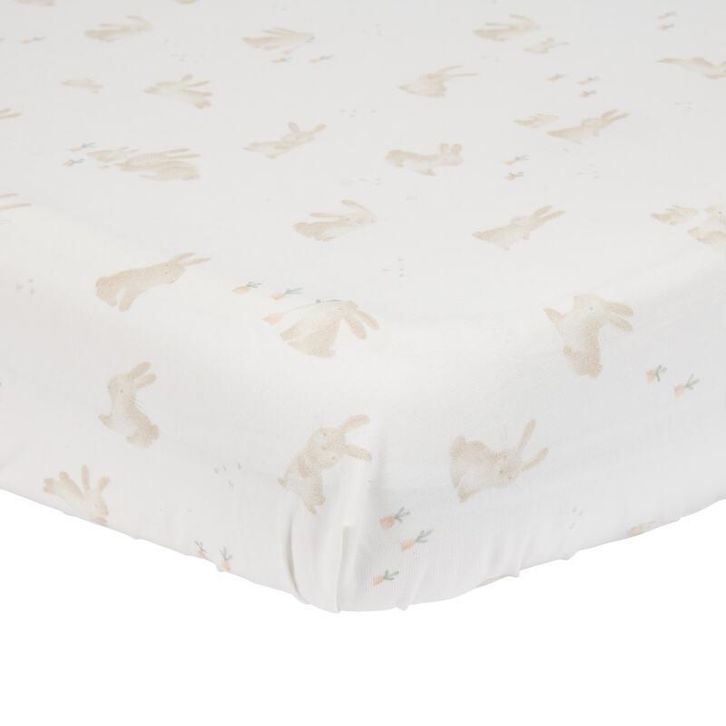 Drap-housse 70x140/150 cm Baby Bunny - Little Dutch