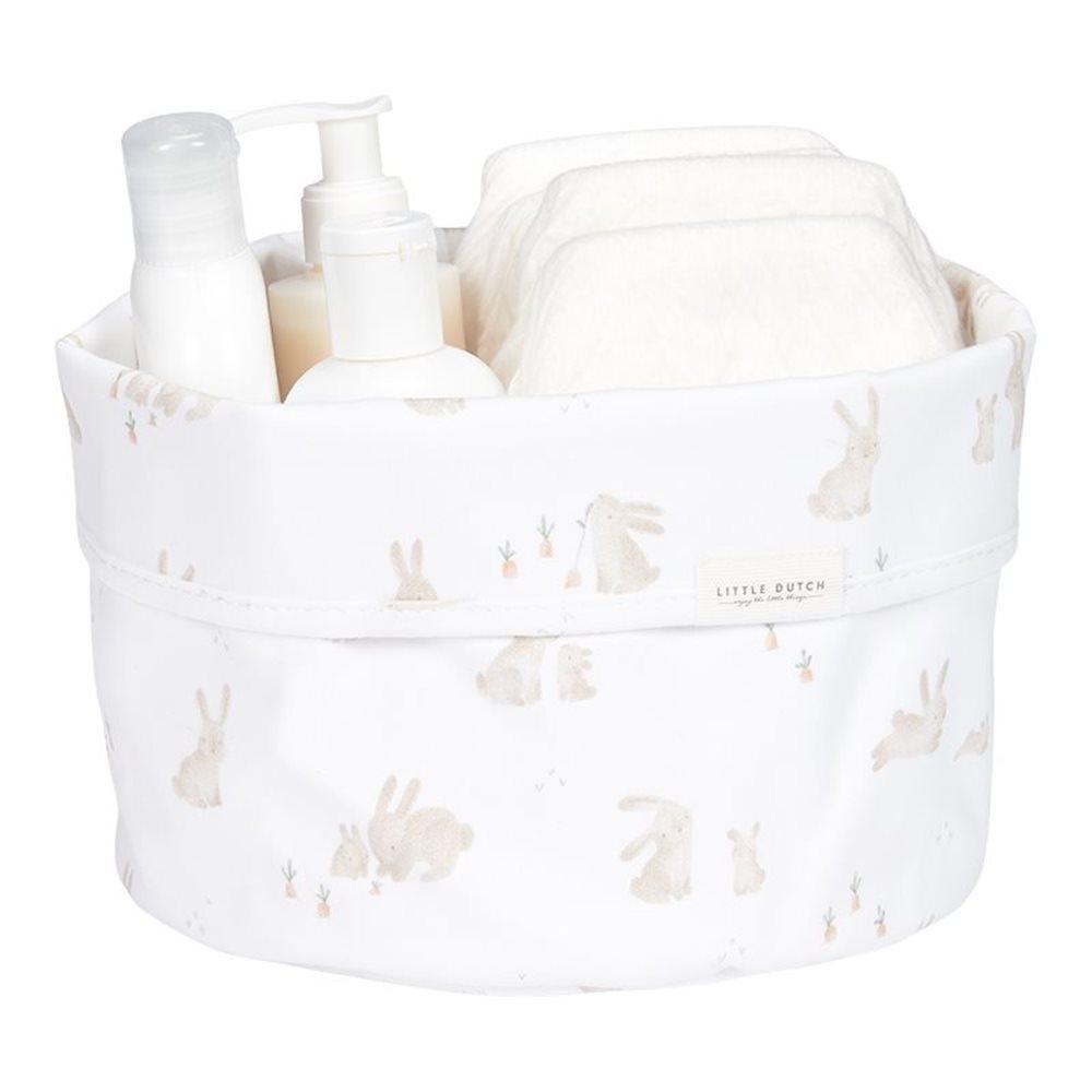 Panier de toilette rond Baby Bunny - Little Dutch