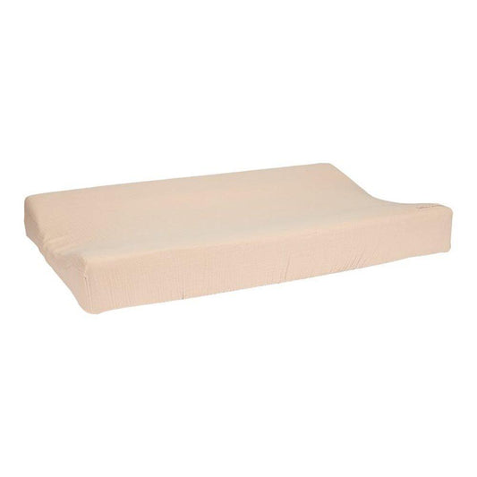 Housse pour matelas à langer mousseline Beige - Little Dutch