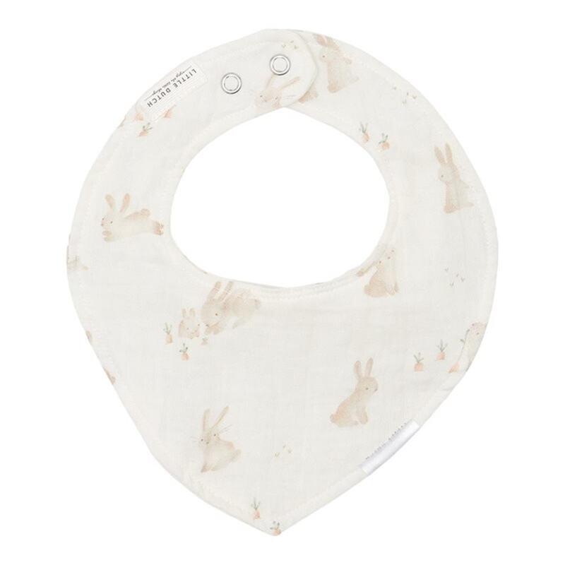 Bavoir bandana mousseline Baby Bunny - Little Dutch