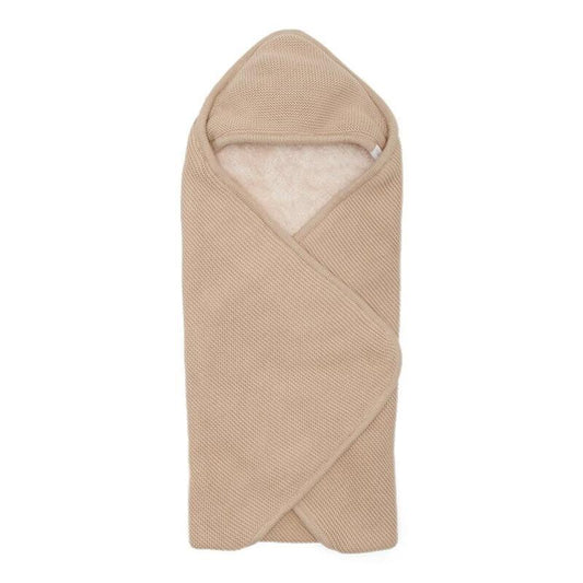 Chancelière pour bébé tricoté Beige - Little Dutch