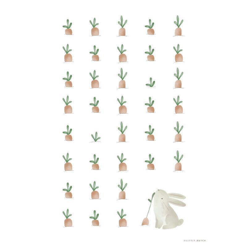 Poster Baby Bunny A3 2 pièces - Little Dutch