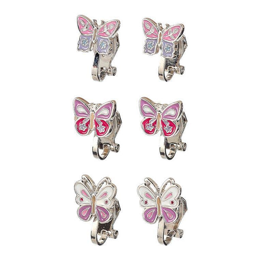 Boucles d'oreilles à clip papillon - Souza for Kids