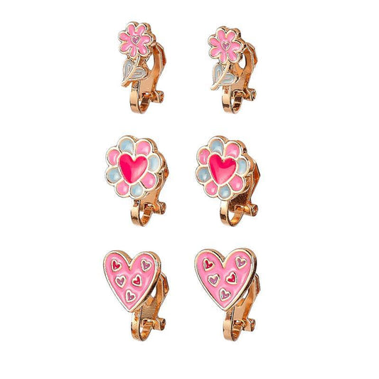 Boucles d'oreilles à clip fleurs - Souza for Kids