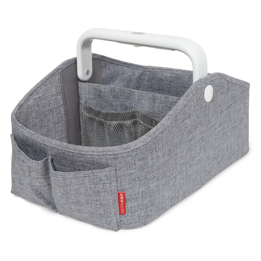 panier de rangement avec lumière - gris chiné