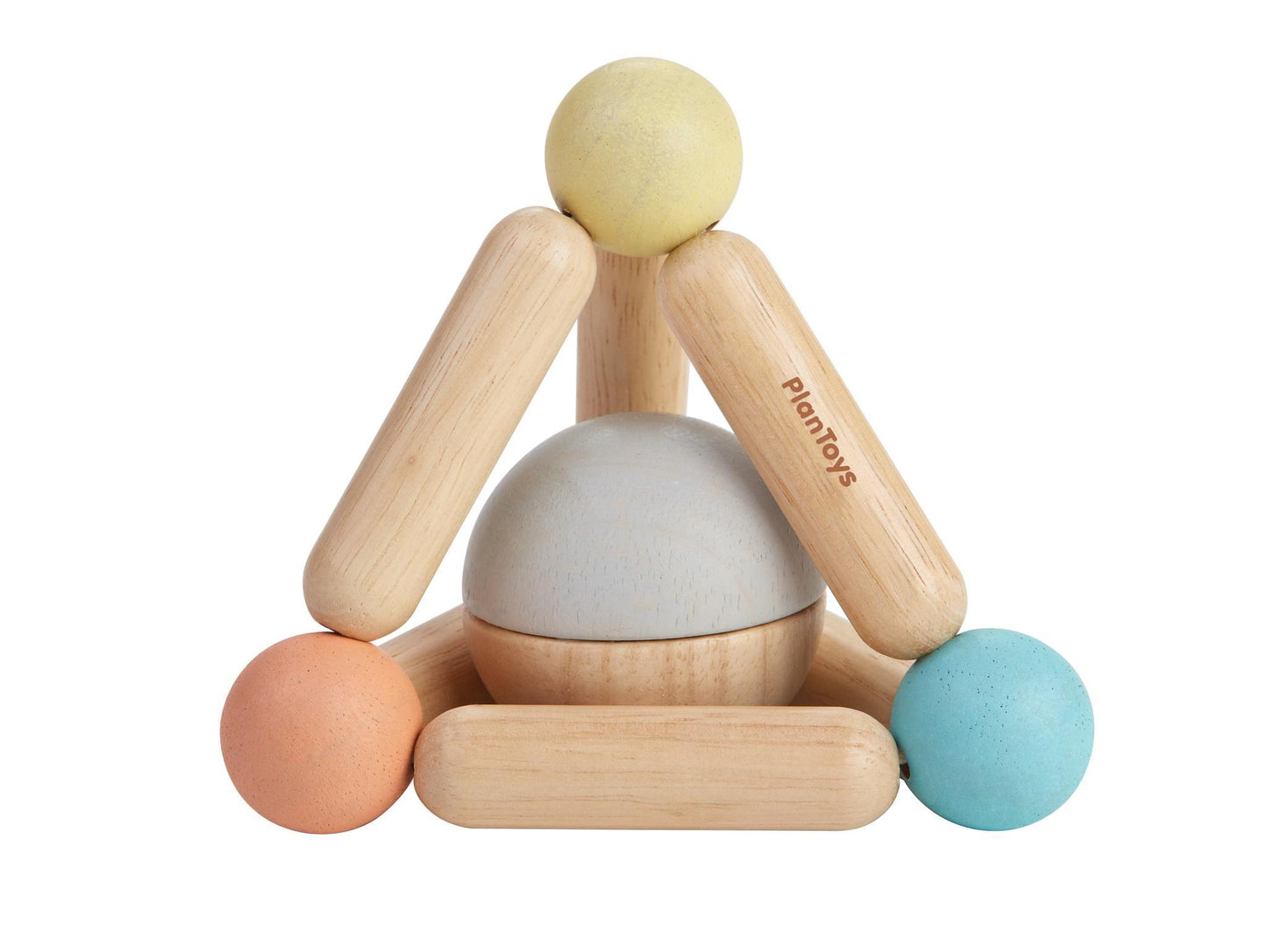 Hochet Triangle pastel avec boule