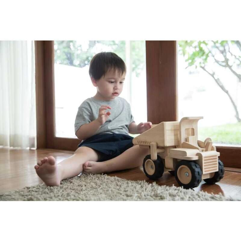 Wooden dump truck - Plan toys