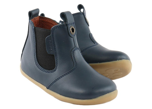 Bottines bébé Bobux Step Up - Classic 'Jodphur' navy