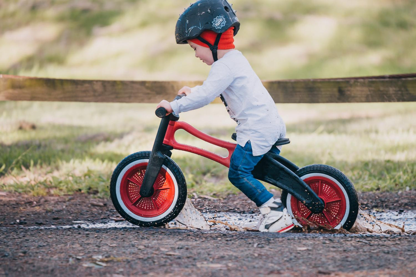 Draisienne Wishbone reBike 2-in-1 Red - édition recyclée