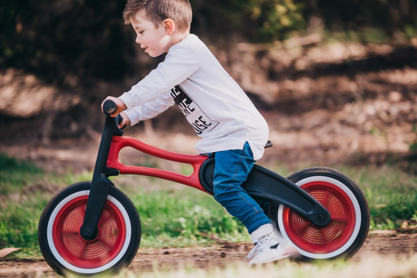 Draisienne Wishbone reBike 2-in-1 Red - édition recyclée