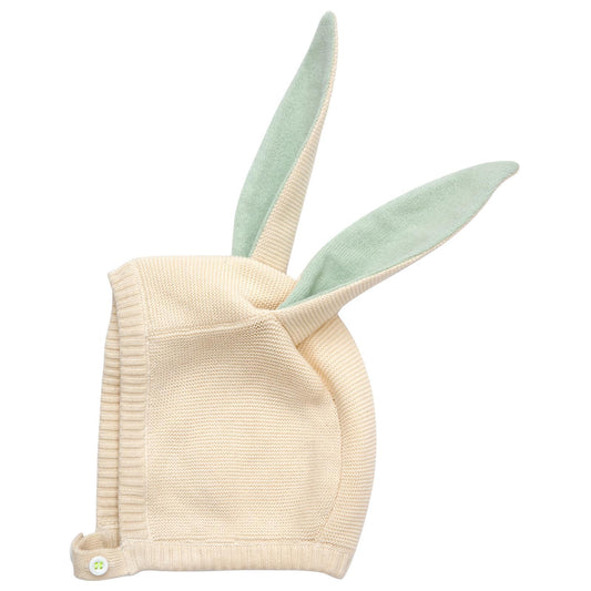 Bonnet bébé - Lapin en coton bio