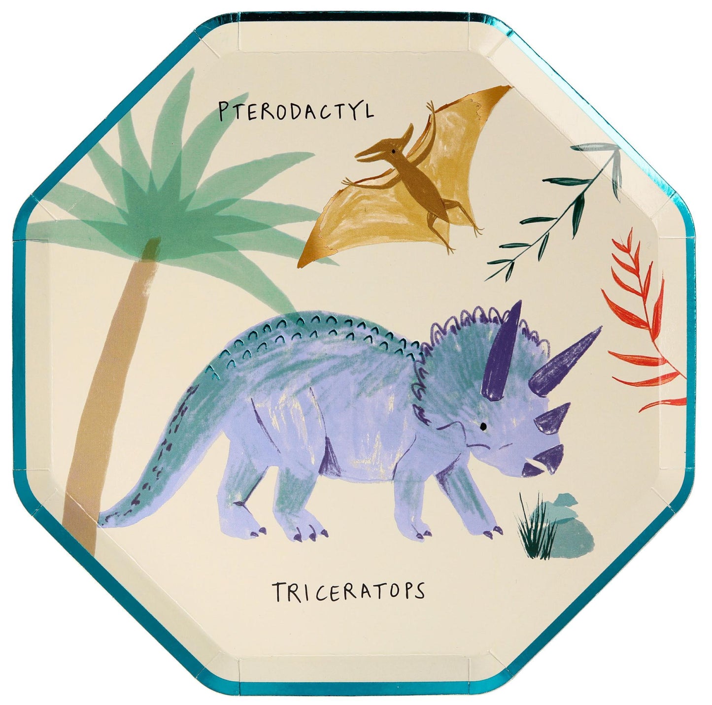 Assiettes (petites) - Royaume des dinosaures