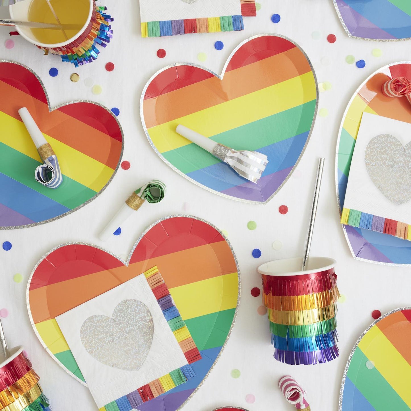 Assiettes (petites) - Rainbow Heart