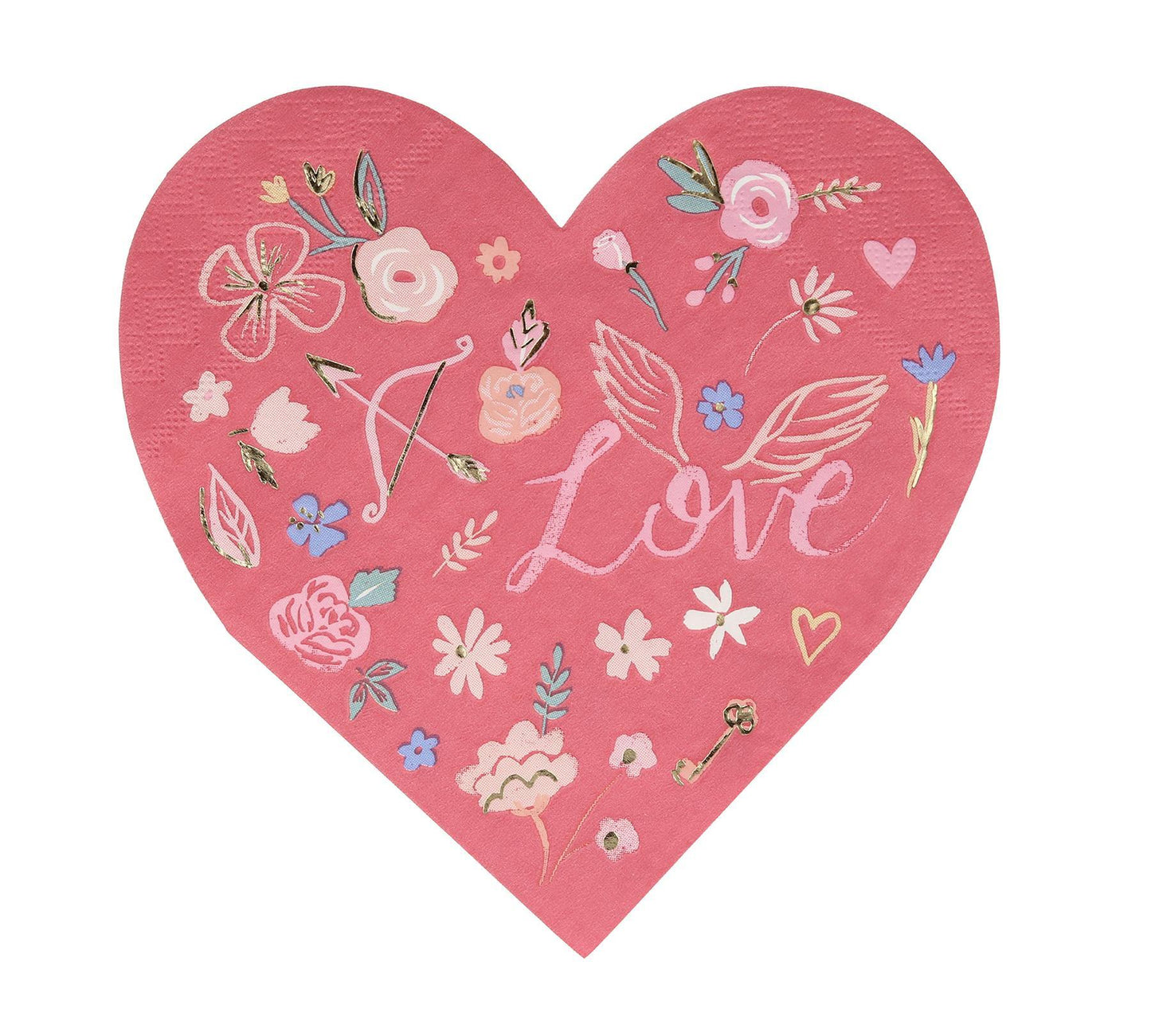 Serviettes - Valentine's Heart Die Cut