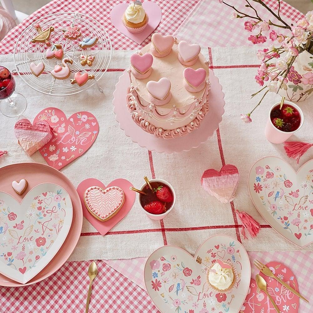 Serviettes - Valentine's Heart Die Cut