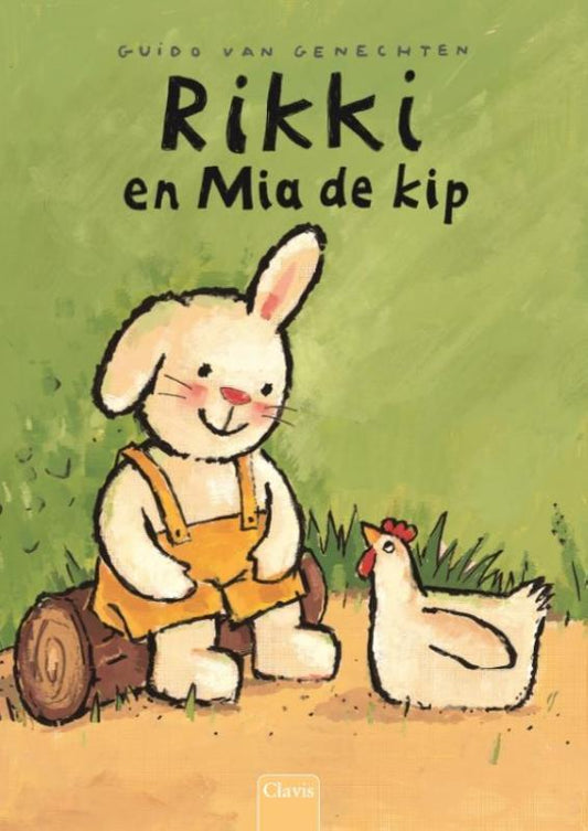 livre en néerlandais 'rikki en mia de kip'