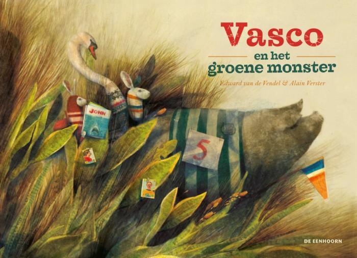 livre en néerlandais 'Vasco en het groene monster'