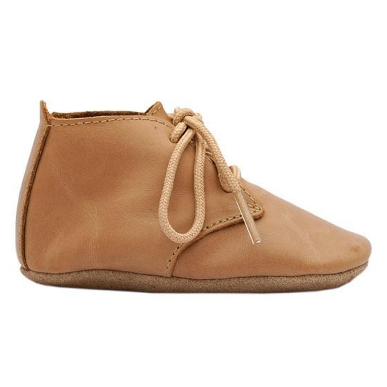 Chaussons Bobux Soft Soles - Desert lace caramel