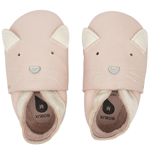 Chaussons Bobux Soft Soles - Meow Blossom