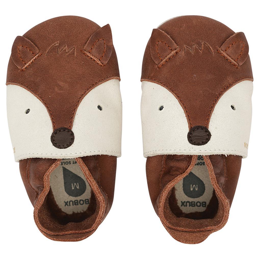 Chaussons Bobux Soft Soles - Foxy toffee