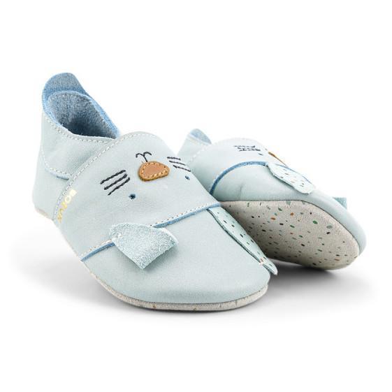 Chaussons Bobux Soft Soles - Hopsy Seafoam