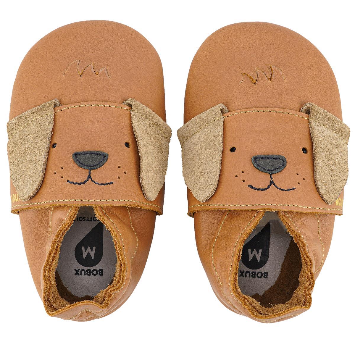 Chaussons Bobux Soft Soles - Little Pup Caramel