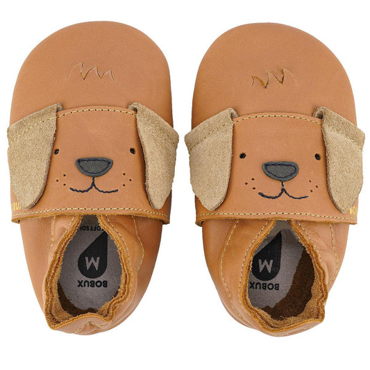 Chaussons Bobux Soft Soles - Little Pup Caramel