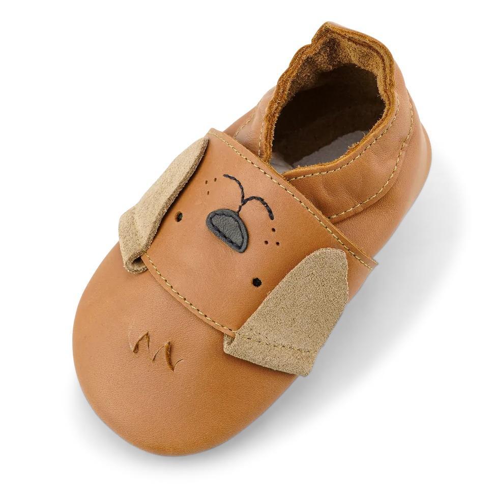 Chaussons Bobux Soft Soles - Little Pup Caramel