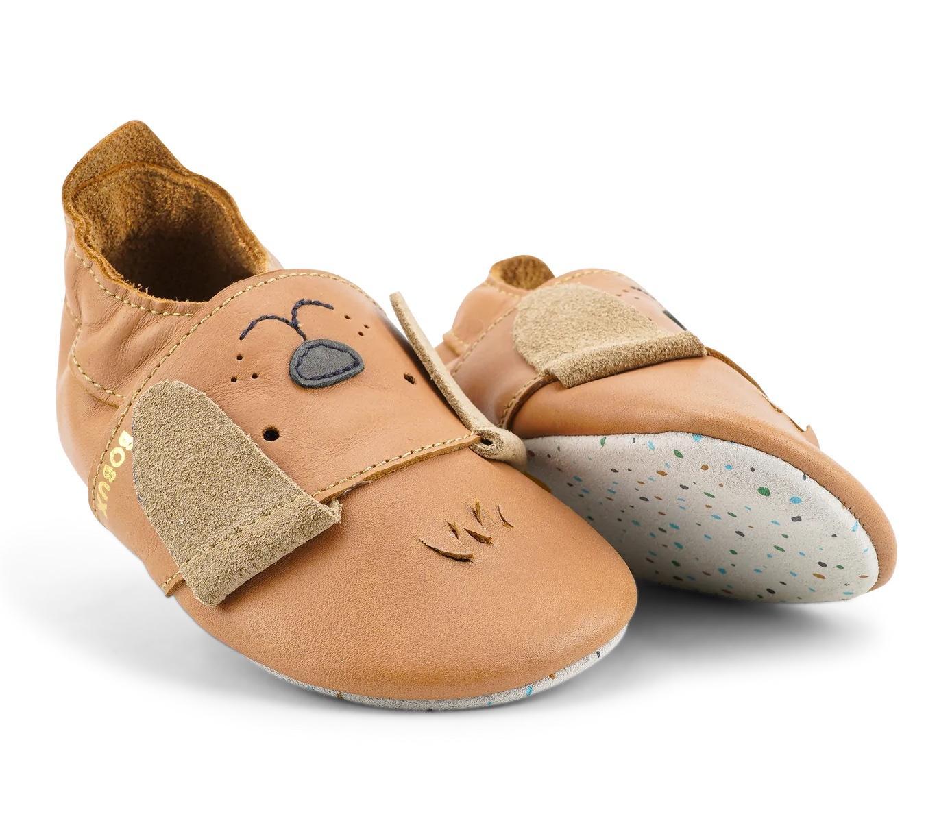 Chaussons Bobux Soft Soles - Little Pup Caramel