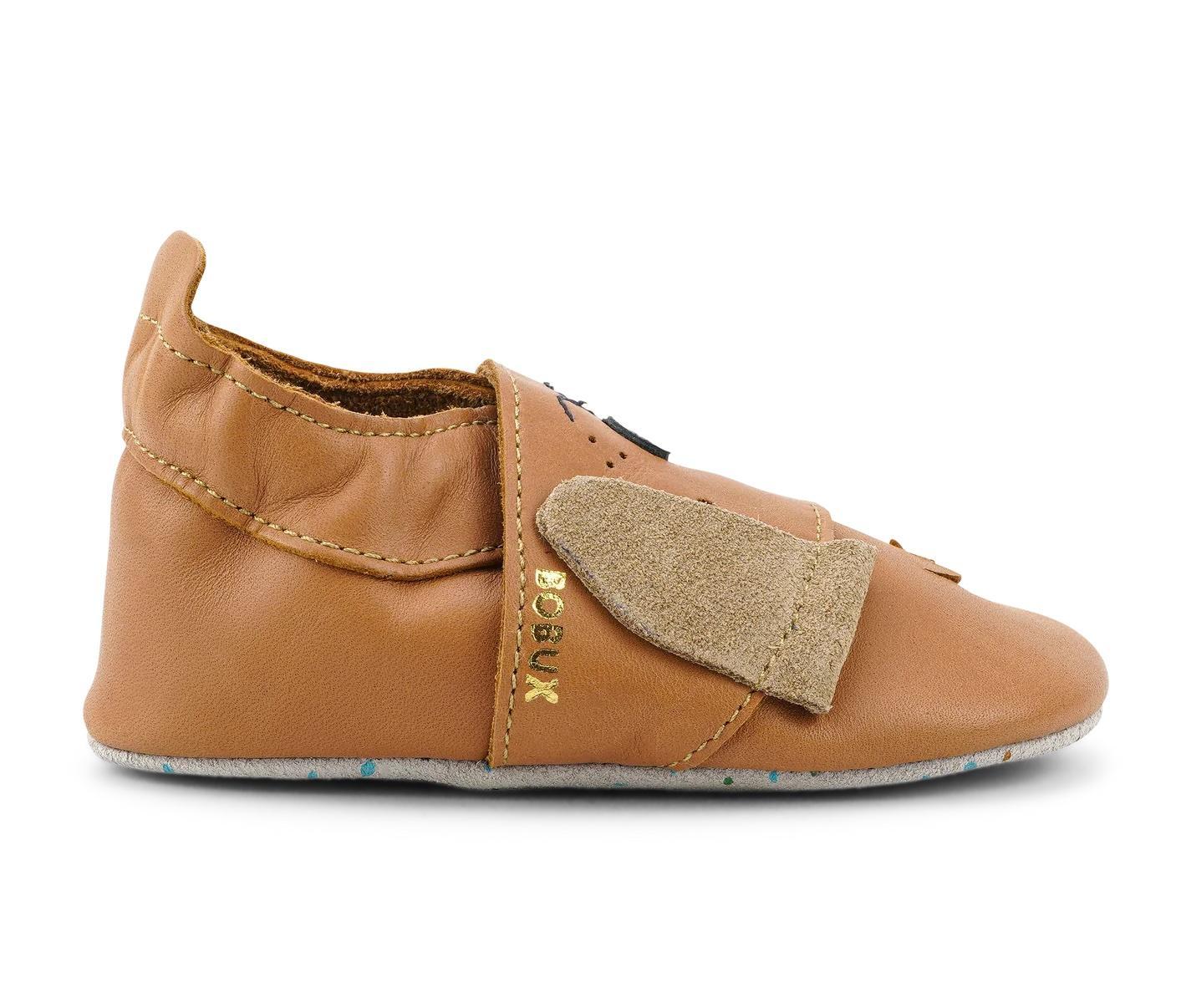 Chaussons Bobux Soft Soles - Little Pup Caramel