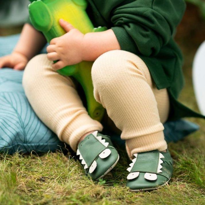 Chaussons Bobux Soft Soles - Snap Forest