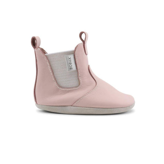 Chaussons Bobux Soft Soles - Jodphur Rose Clair