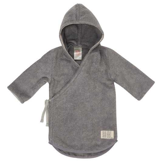 Peignoir bébé Dijon organic - Steel Grey