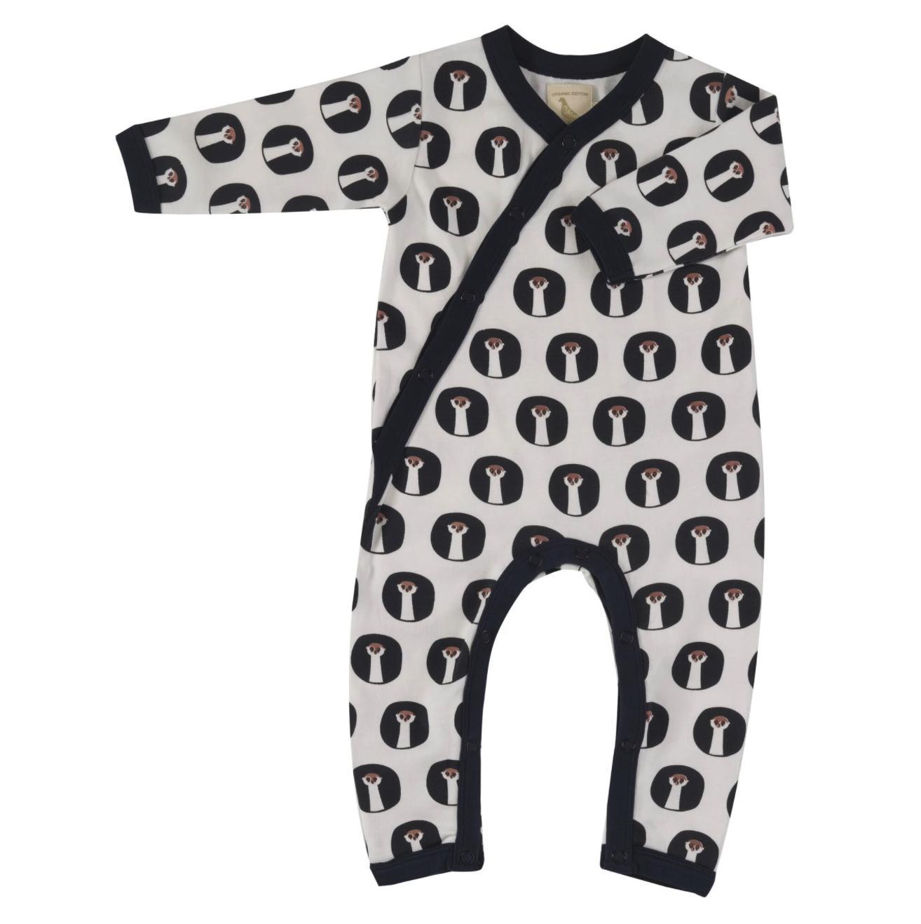 Pyjama bébé coton bio - Visage suricate