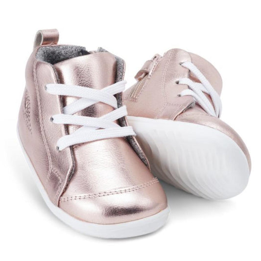 Chaussures Bobux Step Up - Alley-oop rose gold metallic