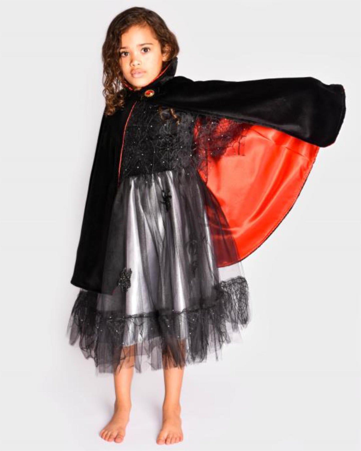 Cape Vampire Deluxe en satin Rouge