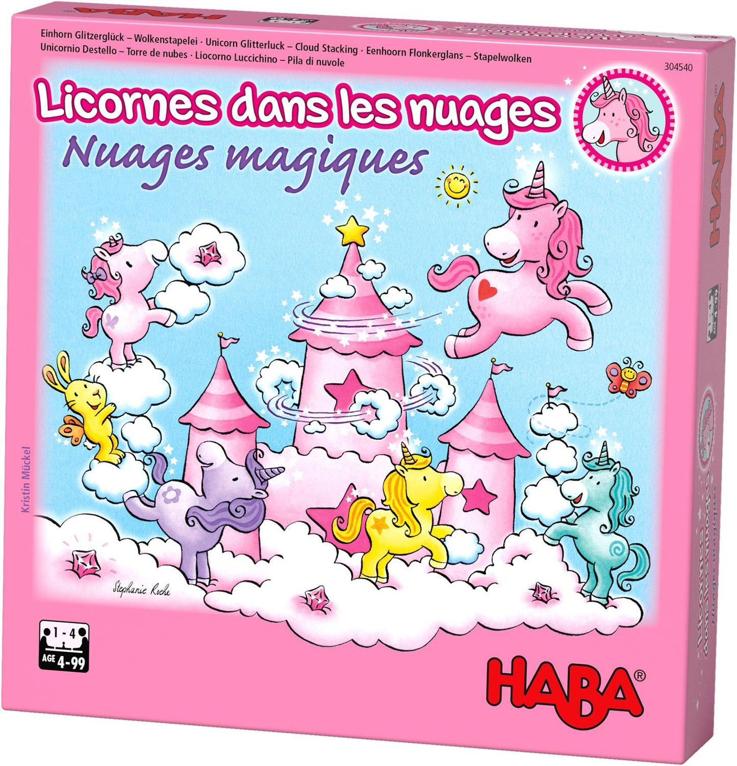 Jeu Licornes dans les nuages - Nuages magiques