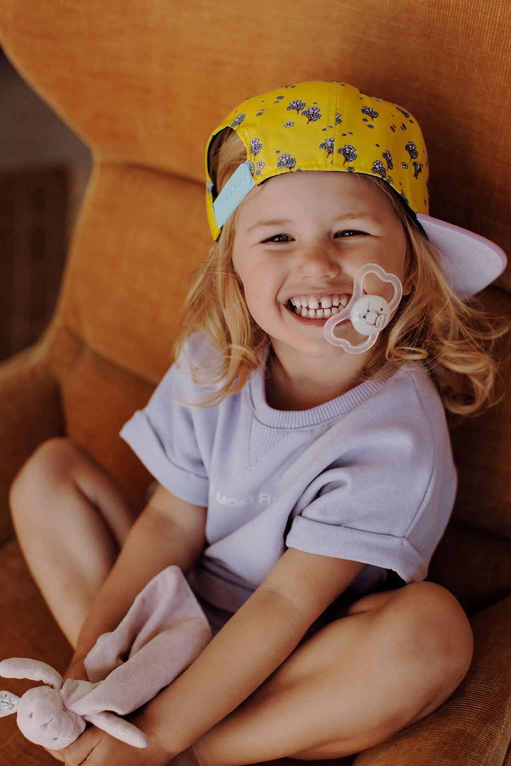 Casquette enfant - Lemon Flowers